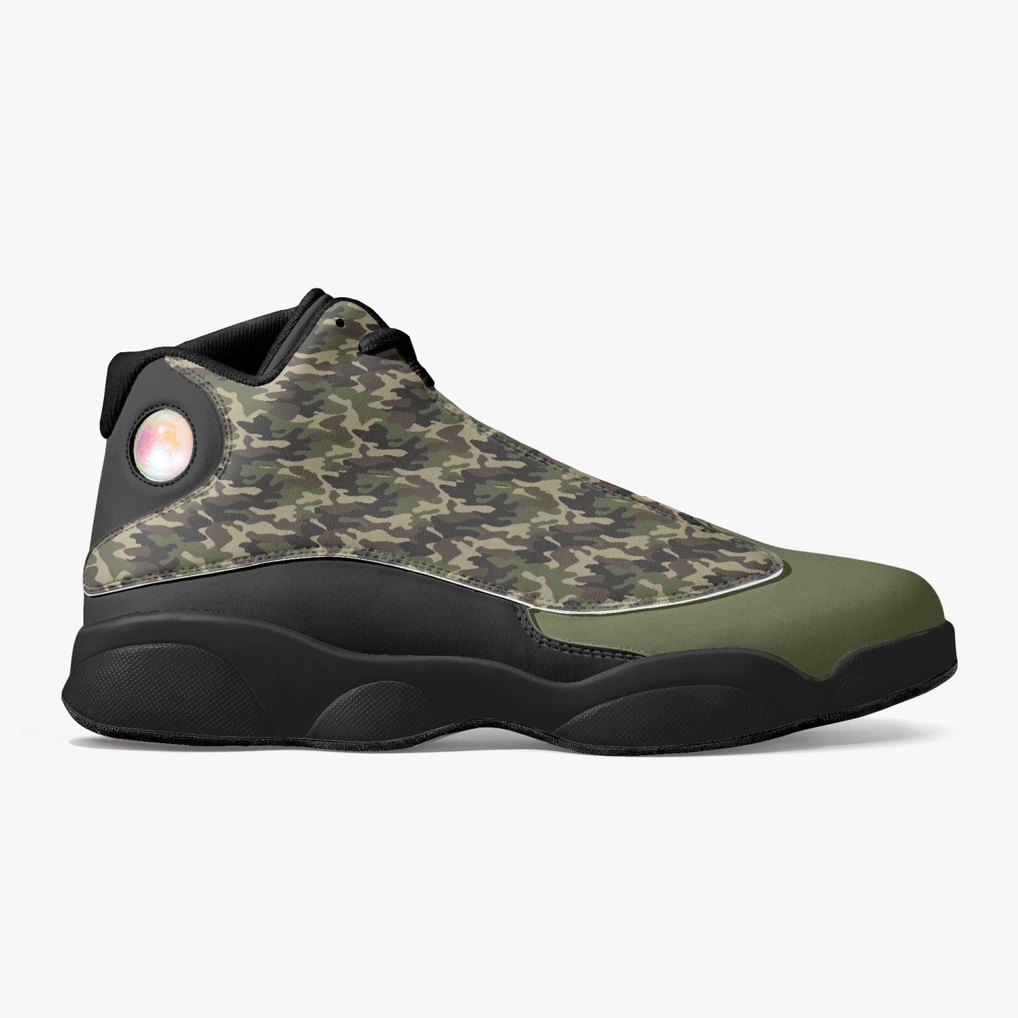 TM CAMO (J-Edition) Leather Basketball Sneakers