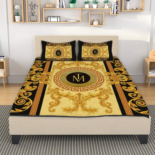 TM Greca IV. Polyester Quilt Bed Sets