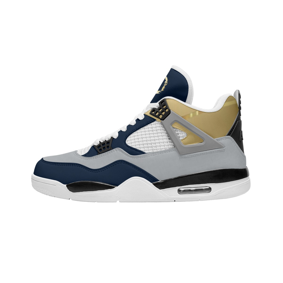 TM J-Edition Air Cushion Basketball Shoes Navy Wht/Sole