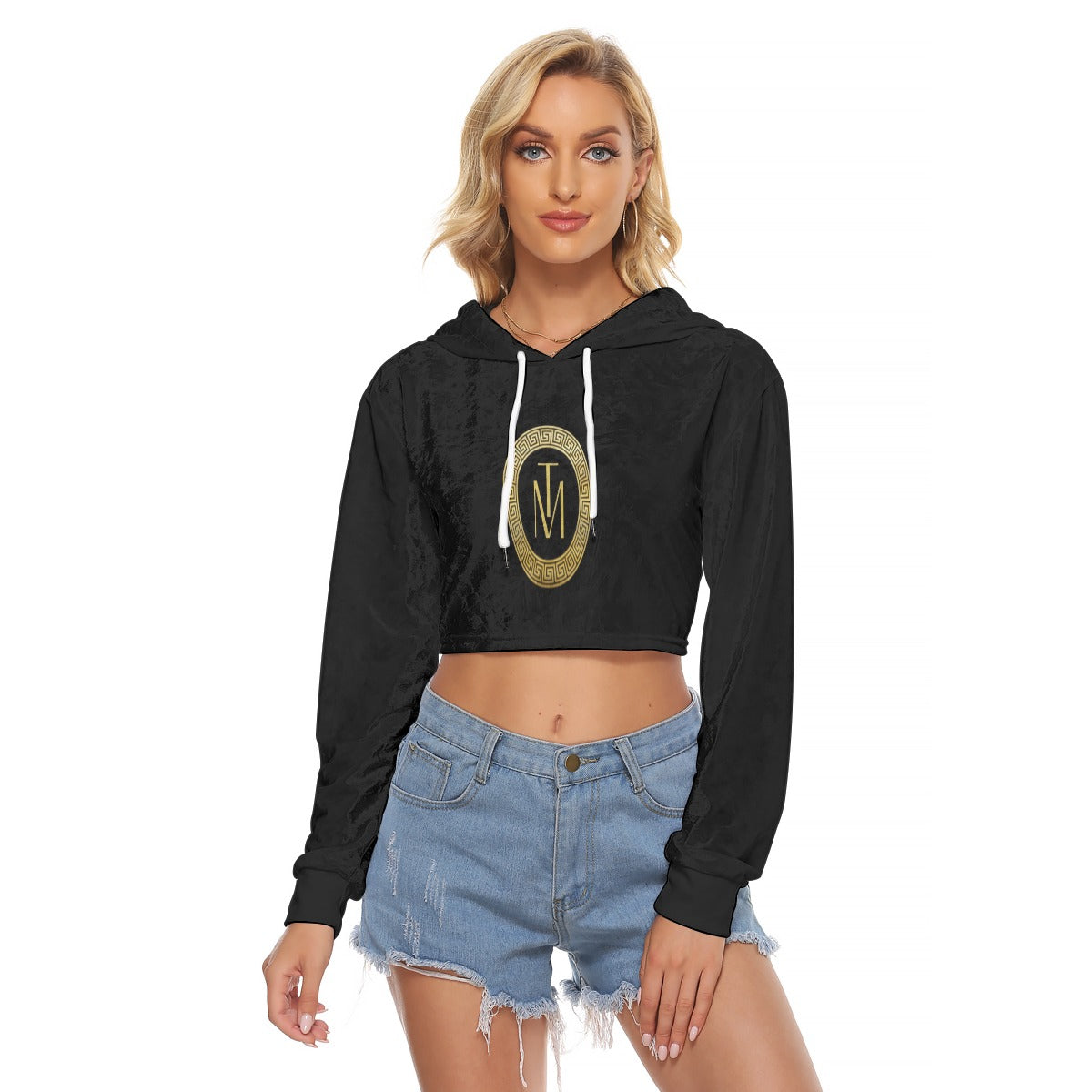 TM Velvet Women's Crop Top Hoodie