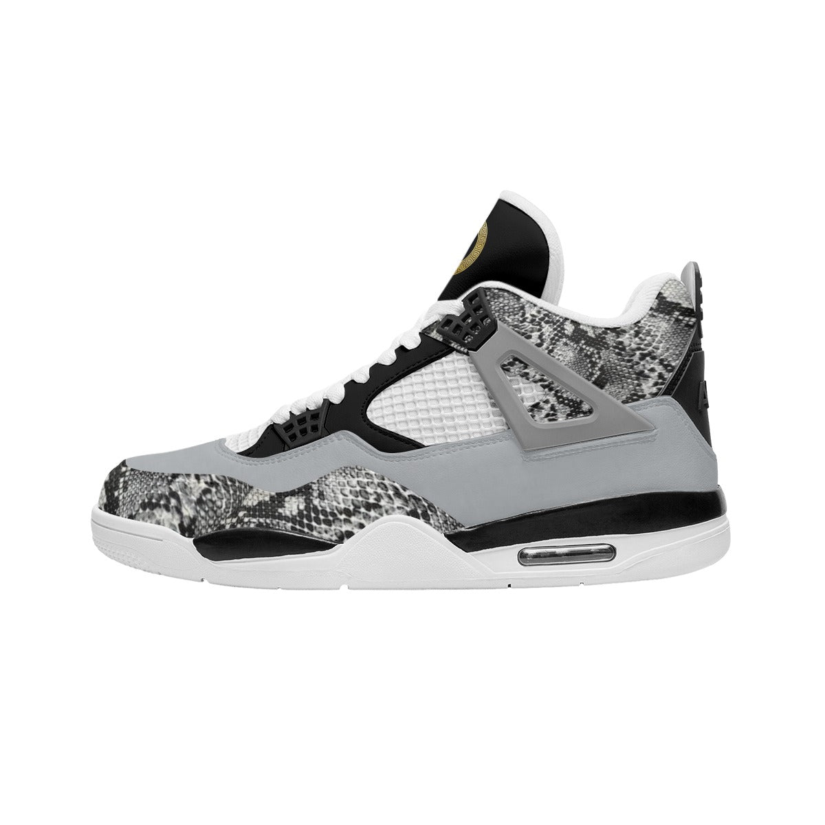 TM J-Edition Air Cushion Basketball Shoes Snake Wht/Sole