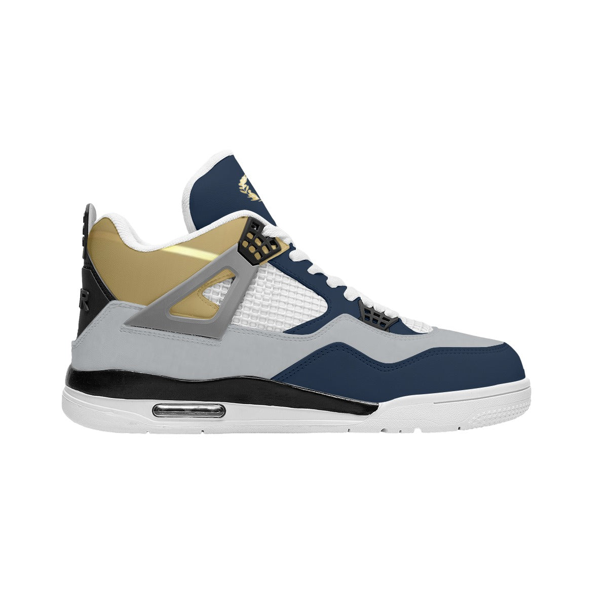 TM J-Edition Air Cushion Basketball Shoes Navy Wht/Sole