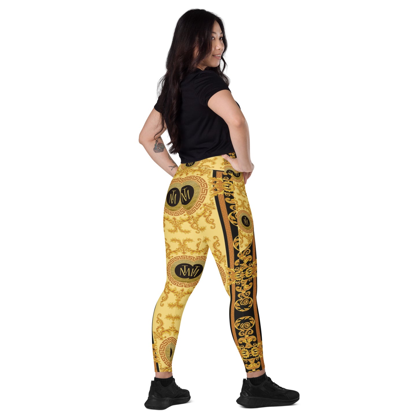 TM Greca V Leggings with pockets