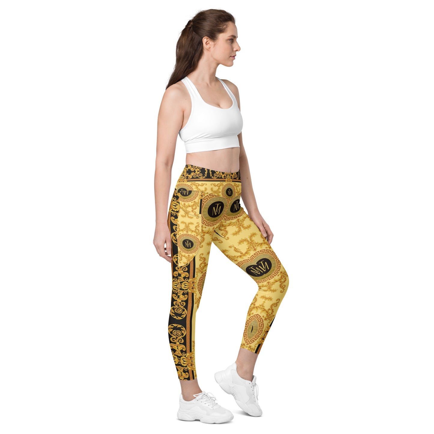 TM Greca V Leggings with pockets