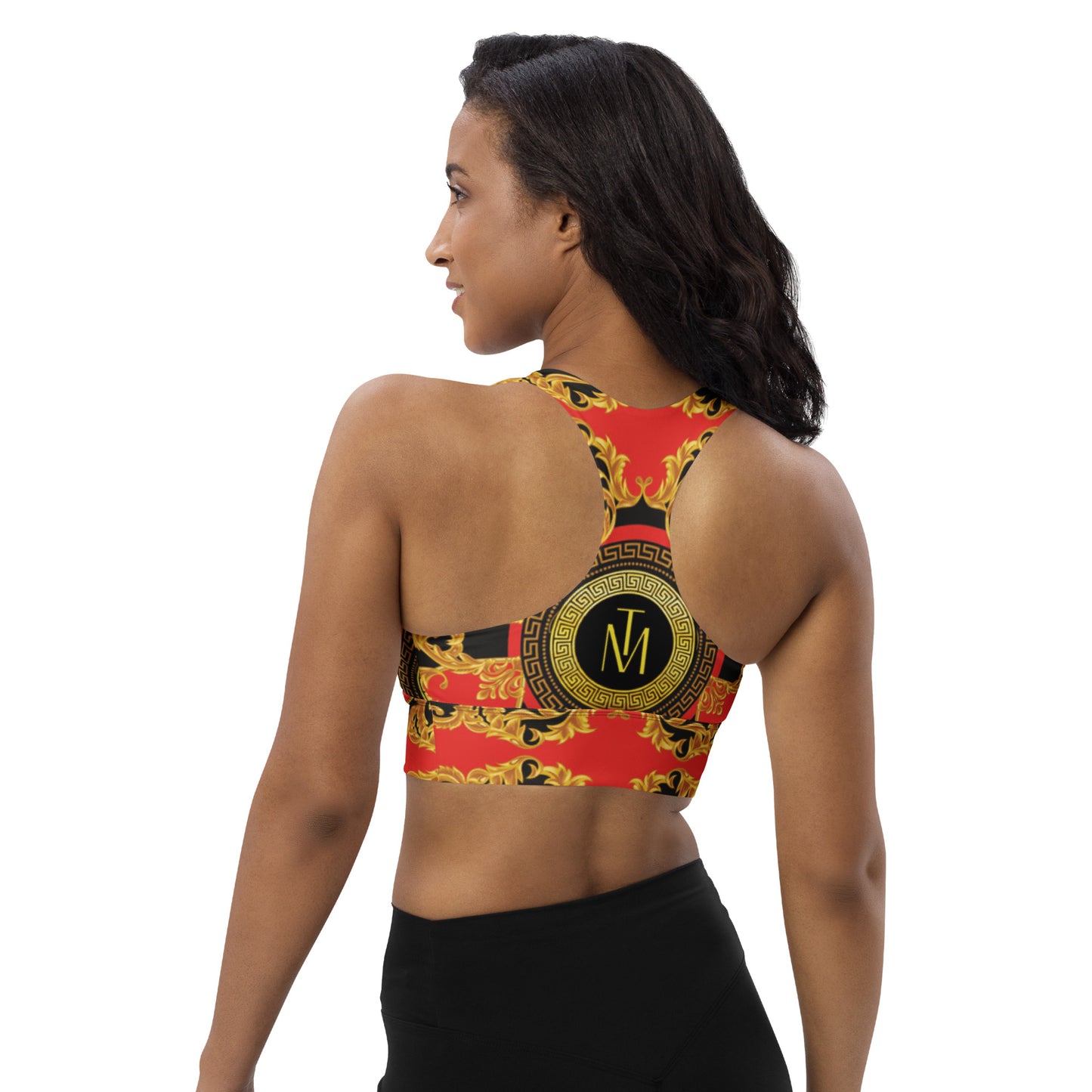 TM Greca Red sports bra