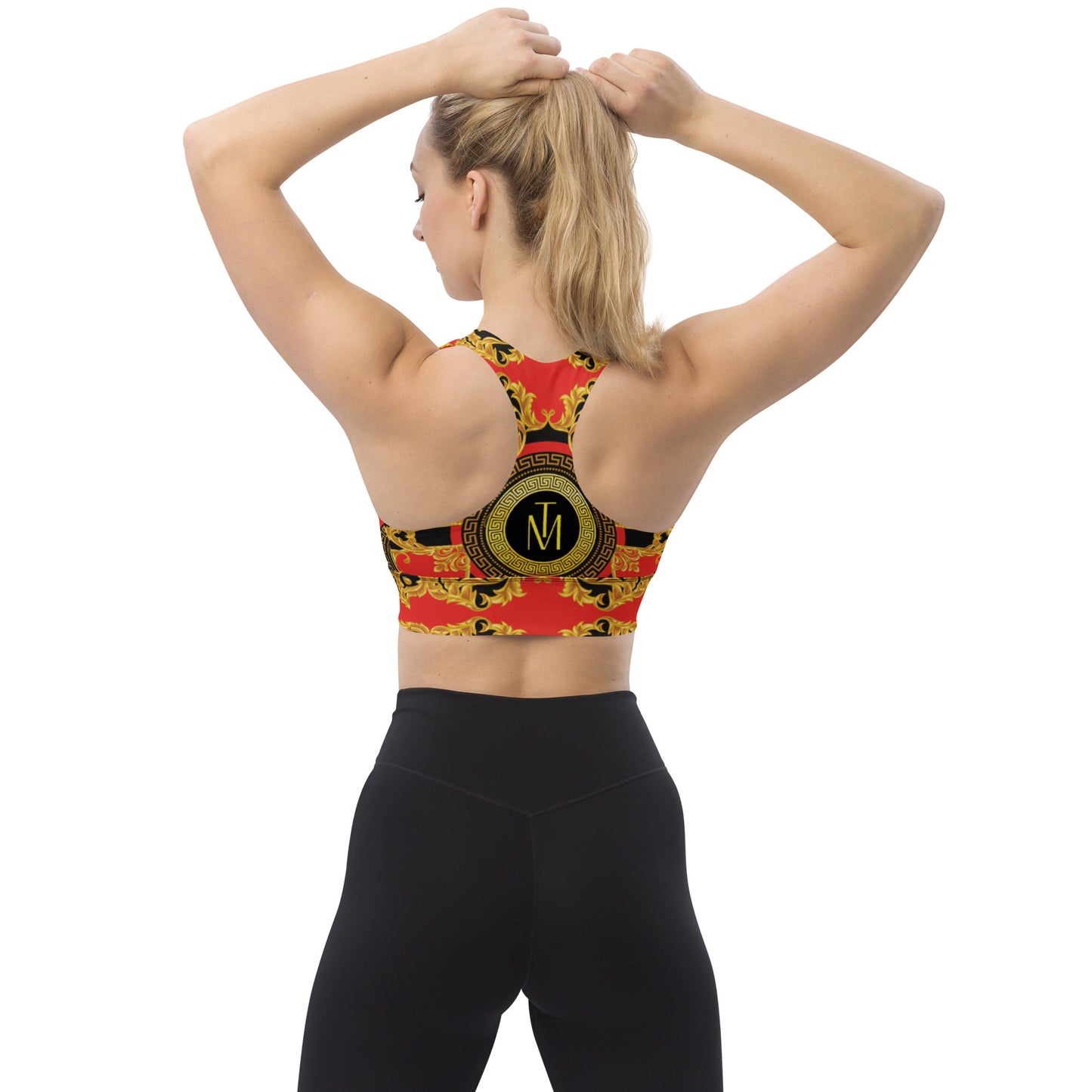 TM Greca Red sports bra