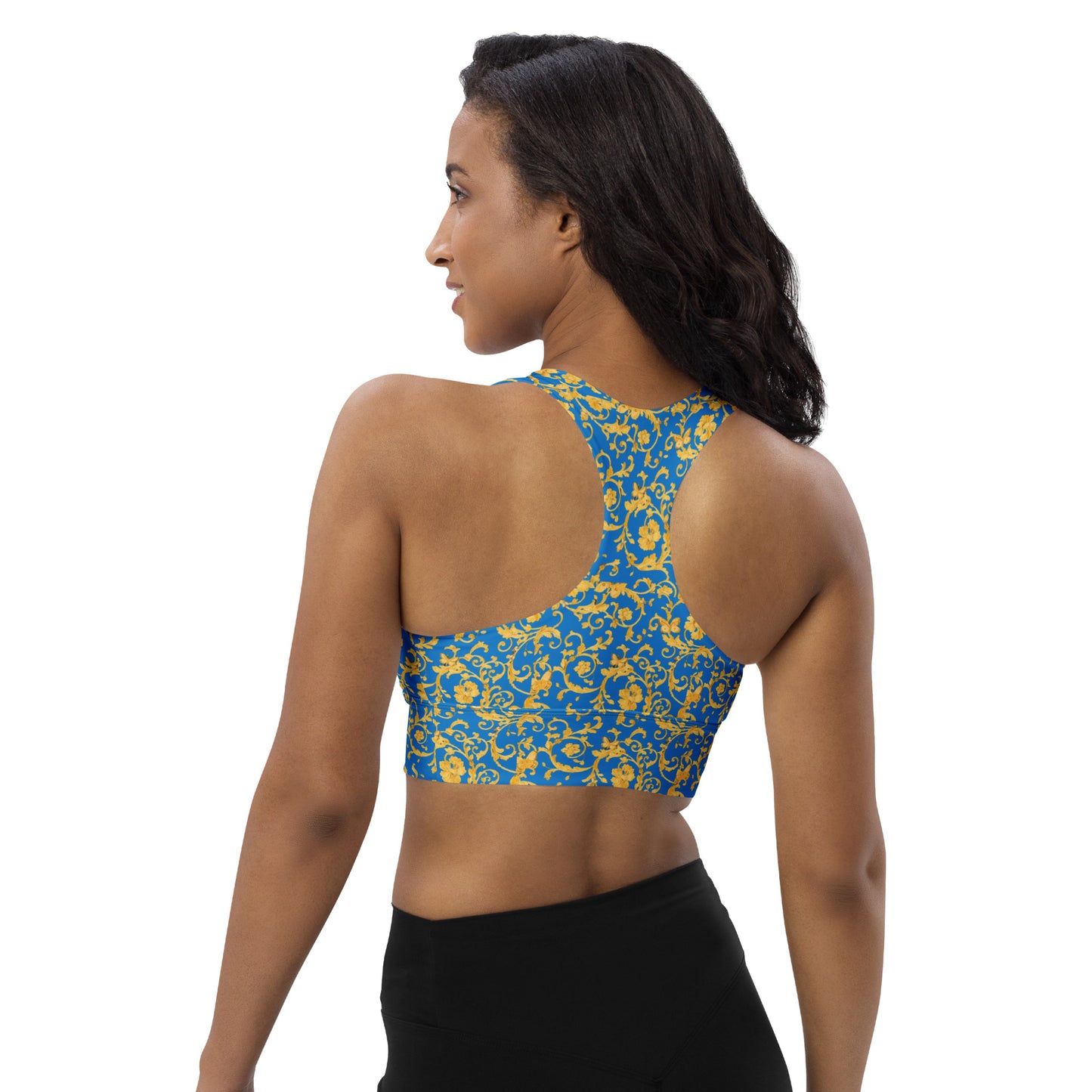 TM Blue Leaf Premium sports bra