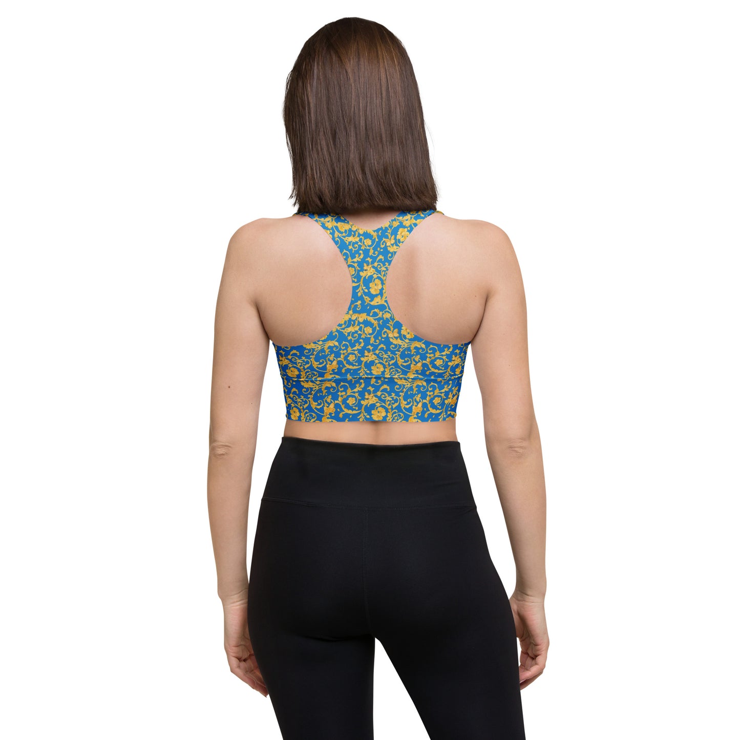 TM Blue Leaf Premium sports bra