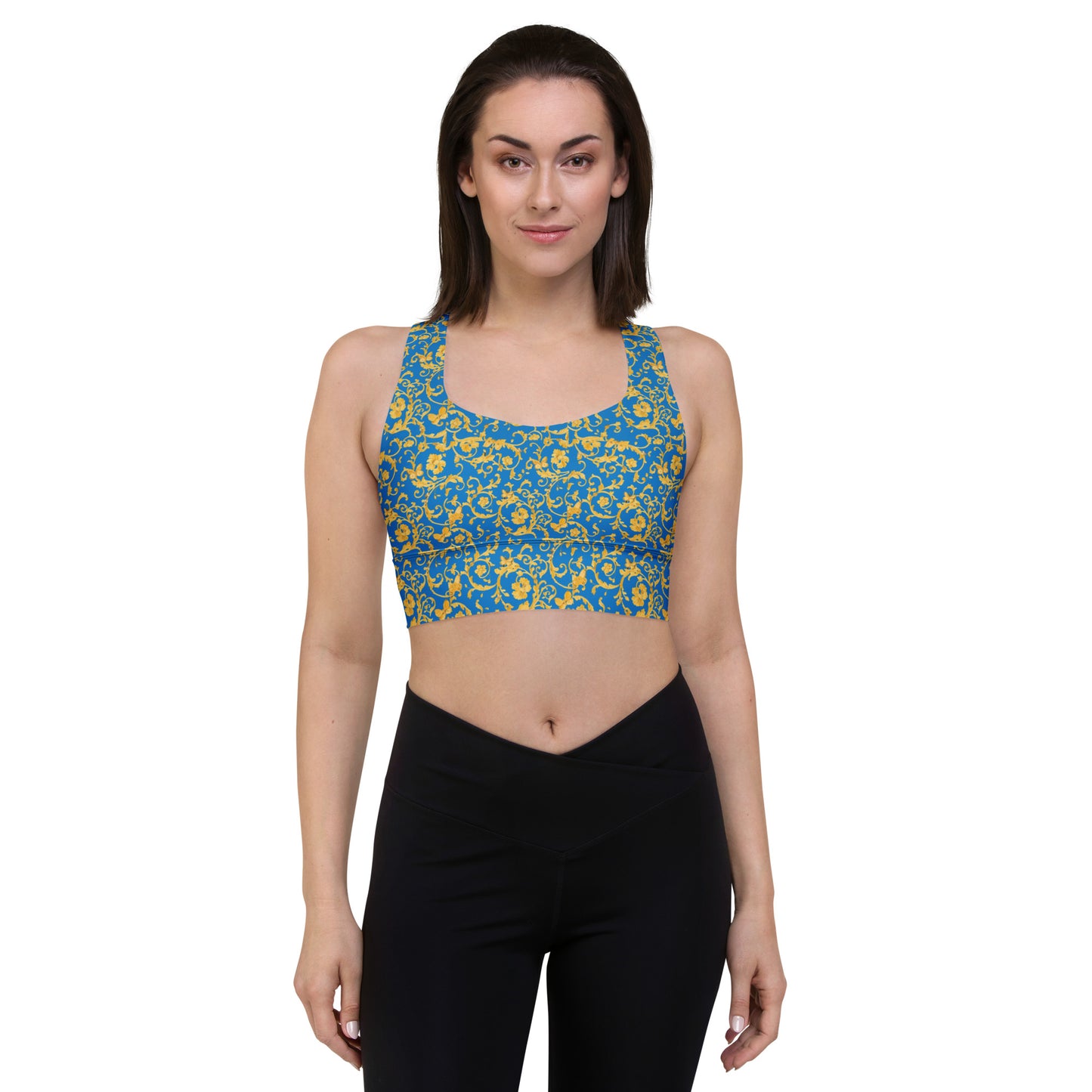 TM Blue Leaf Premium sports bra