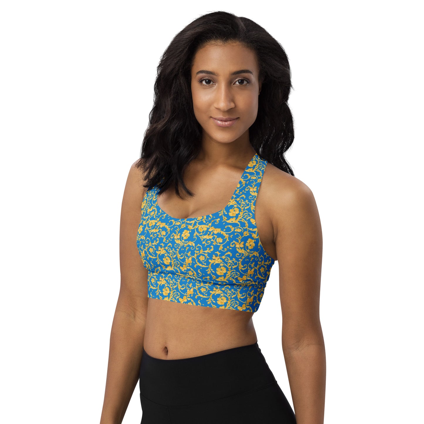 TM Blue Leaf Premium sports bra