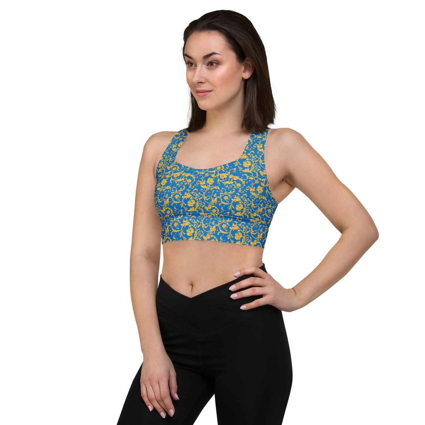 TM Blue Leaf Premium sports bra