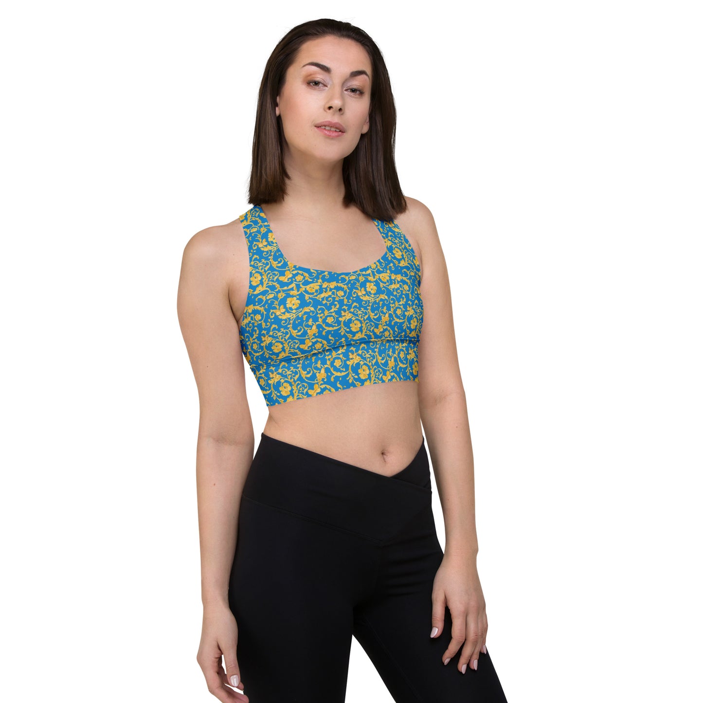 TM Blue Leaf Premium sports bra