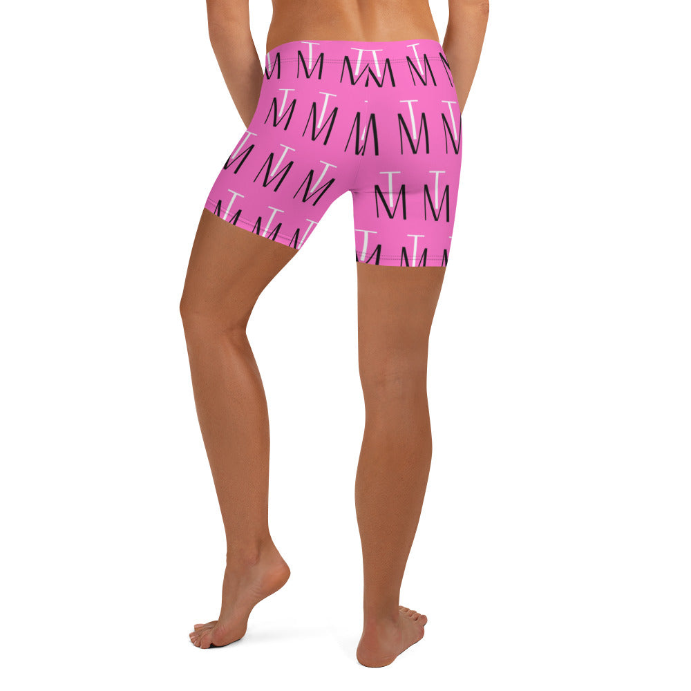 TM Pink Logo Shorts