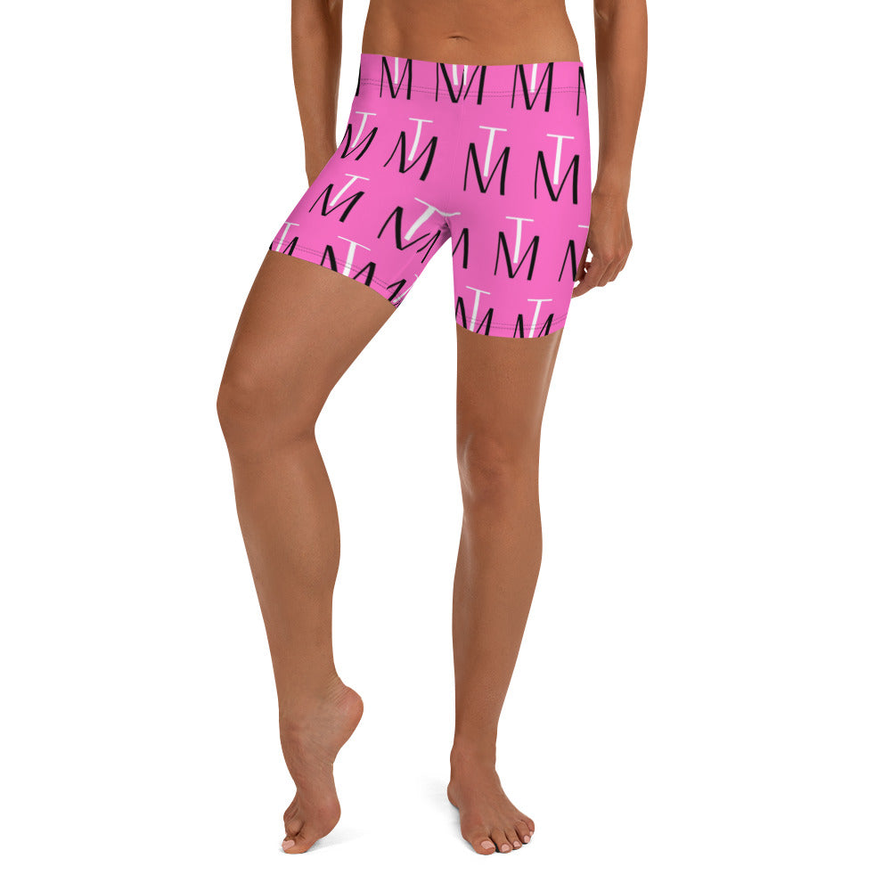 TM Pink Logo Shorts