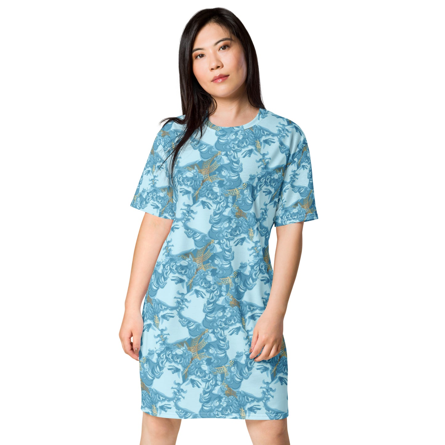 TM Greca Sky T-shirt dress