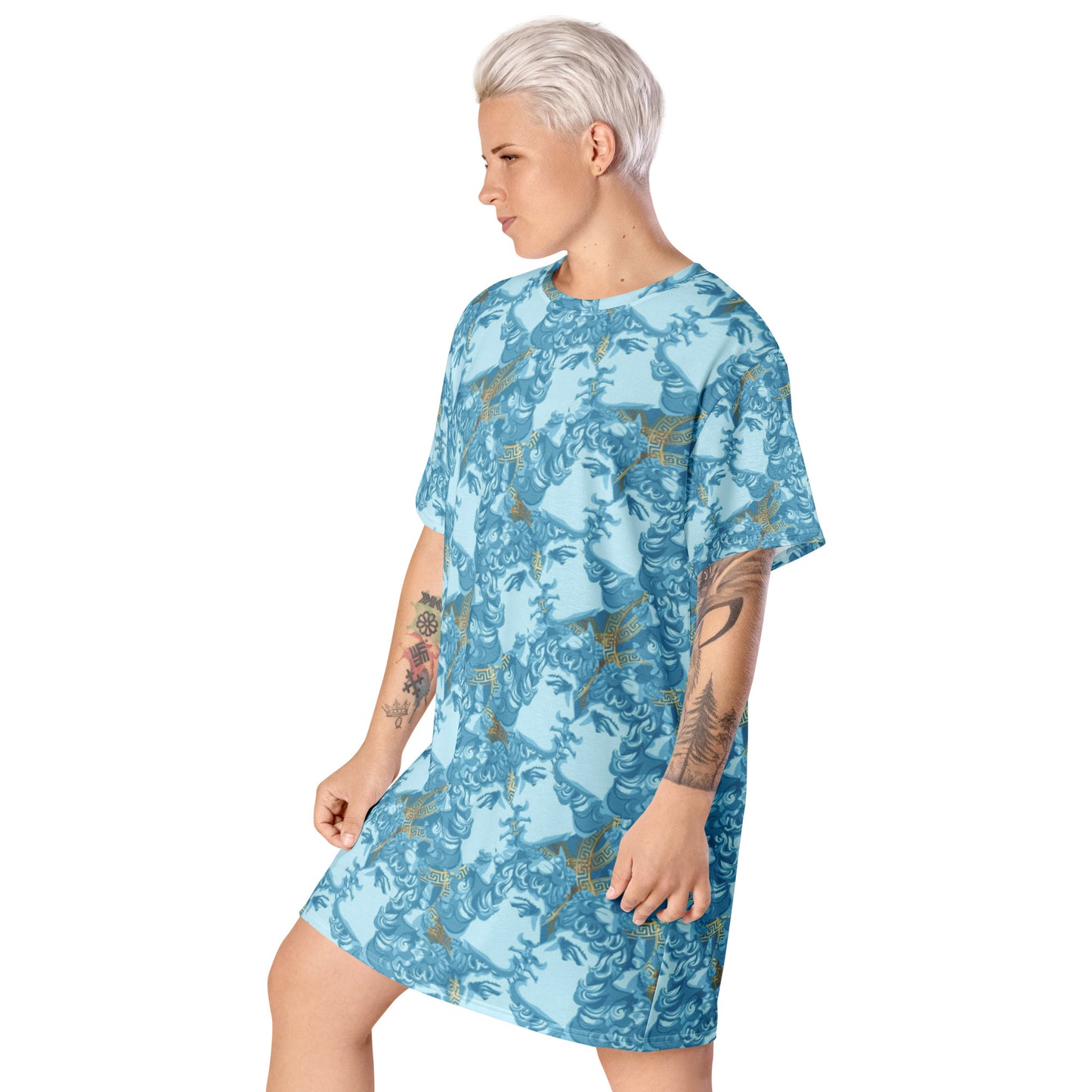 TM Greca Sky T-shirt dress