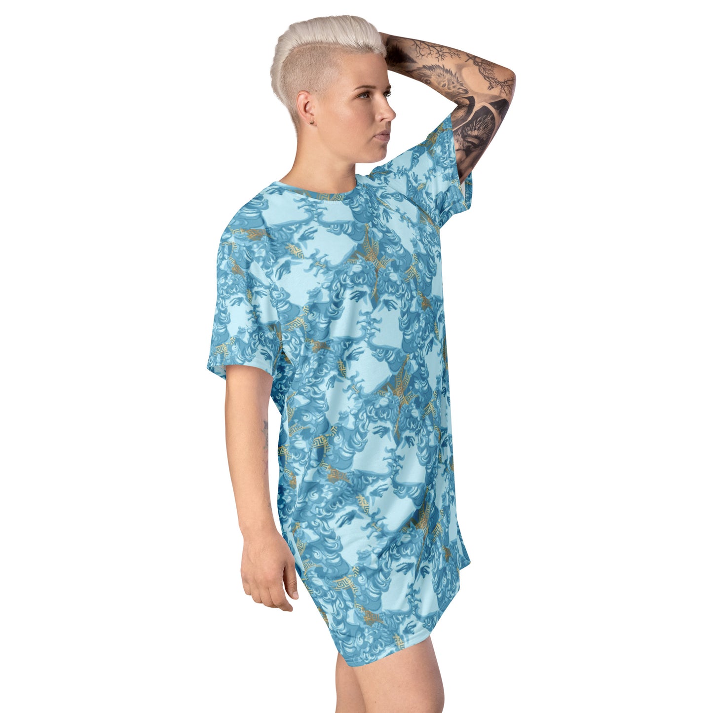 TM Greca Sky T-shirt dress