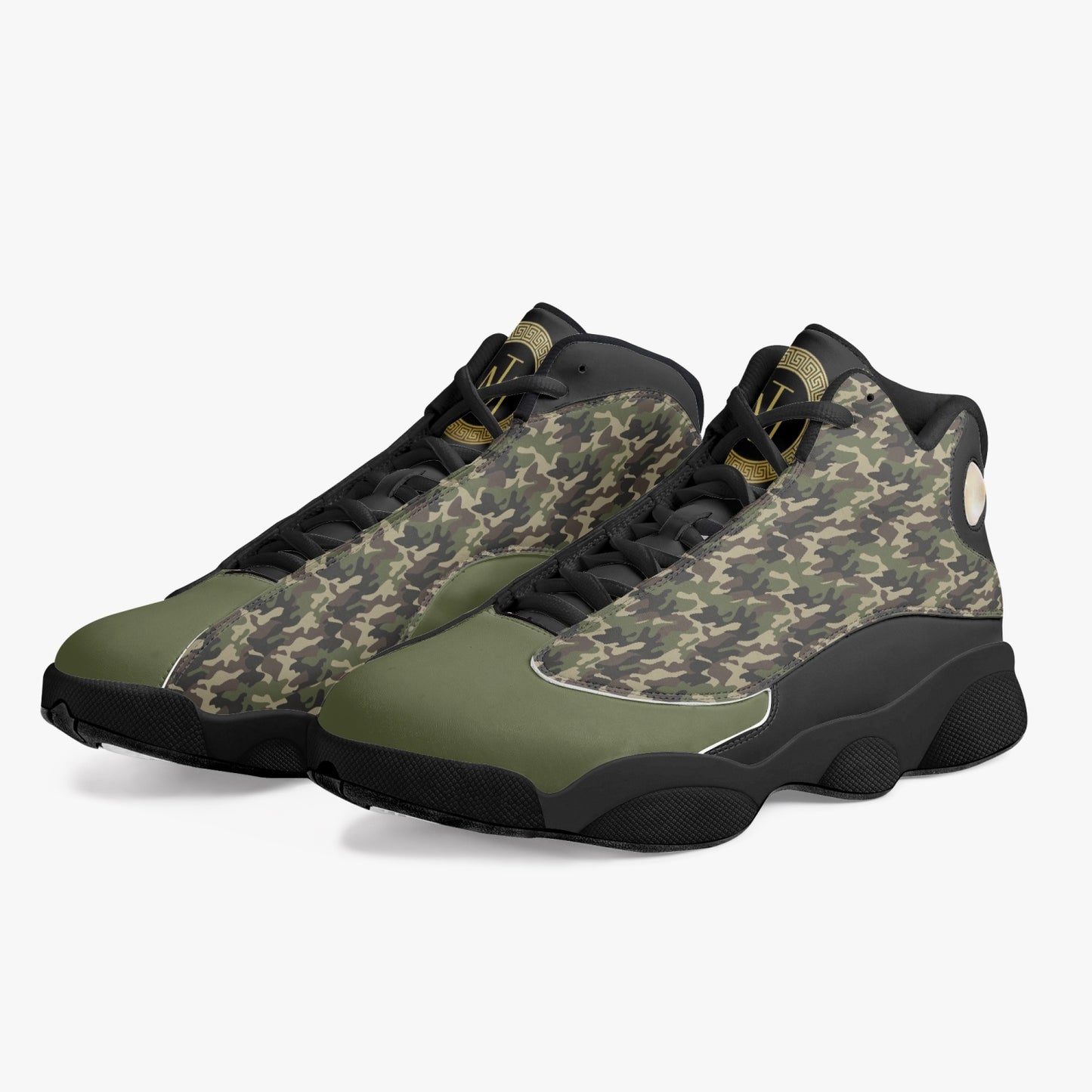 TM CAMO (J-Edition) Leather Basketball Sneakers