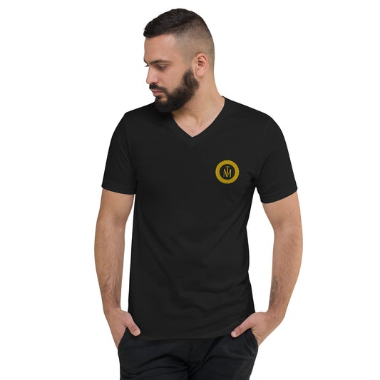 TM Greca Circle V-Neck T-Shirt