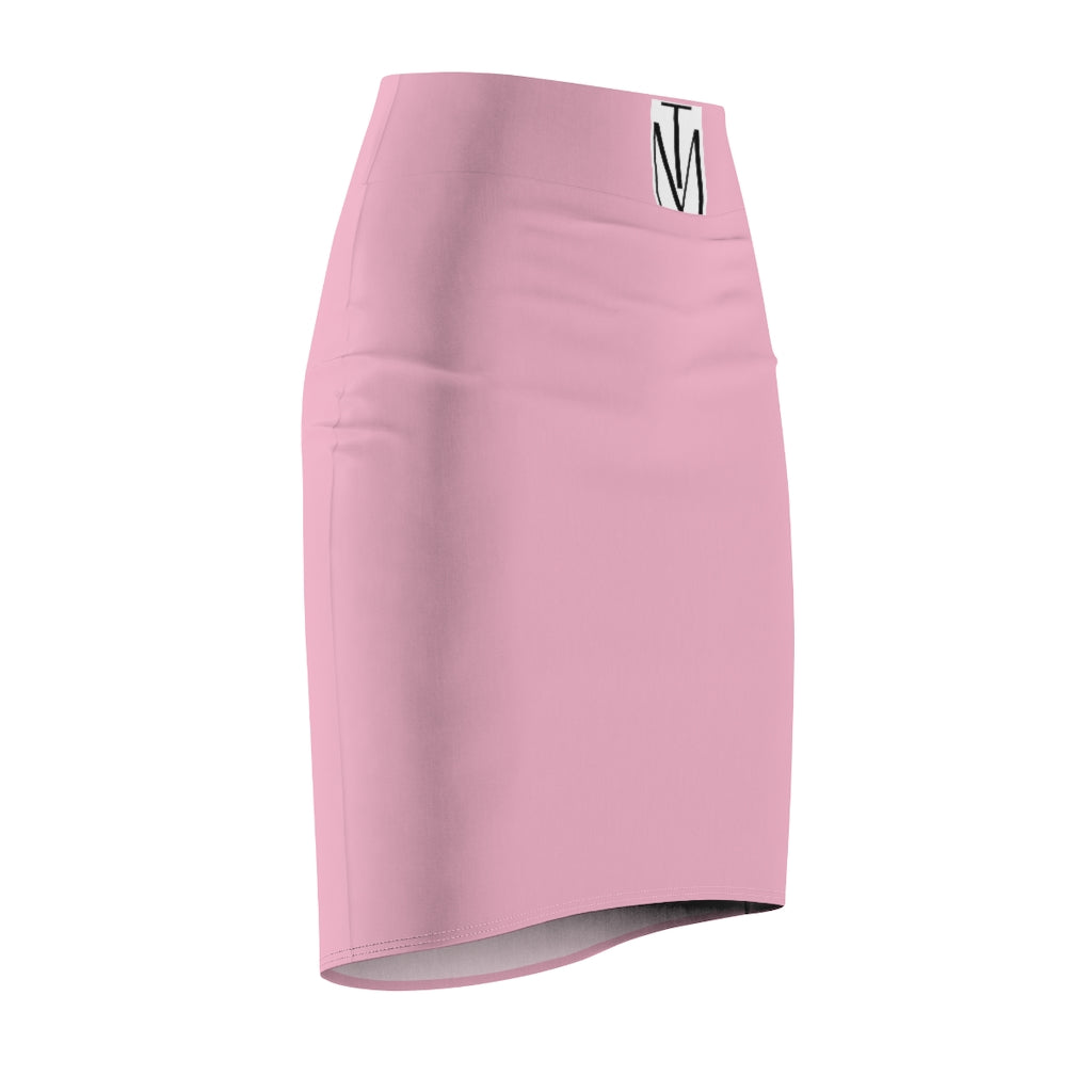 TM Pink Luxury Pencil Skirt