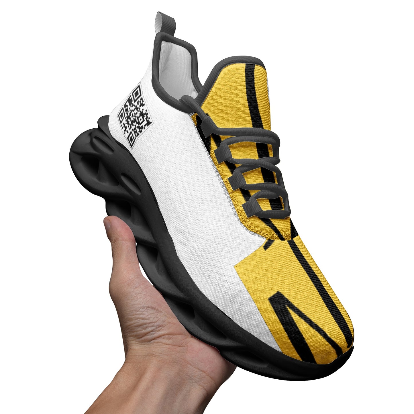 TM "Lightfoot" Black & Yellow Bounce Edition Sneakers