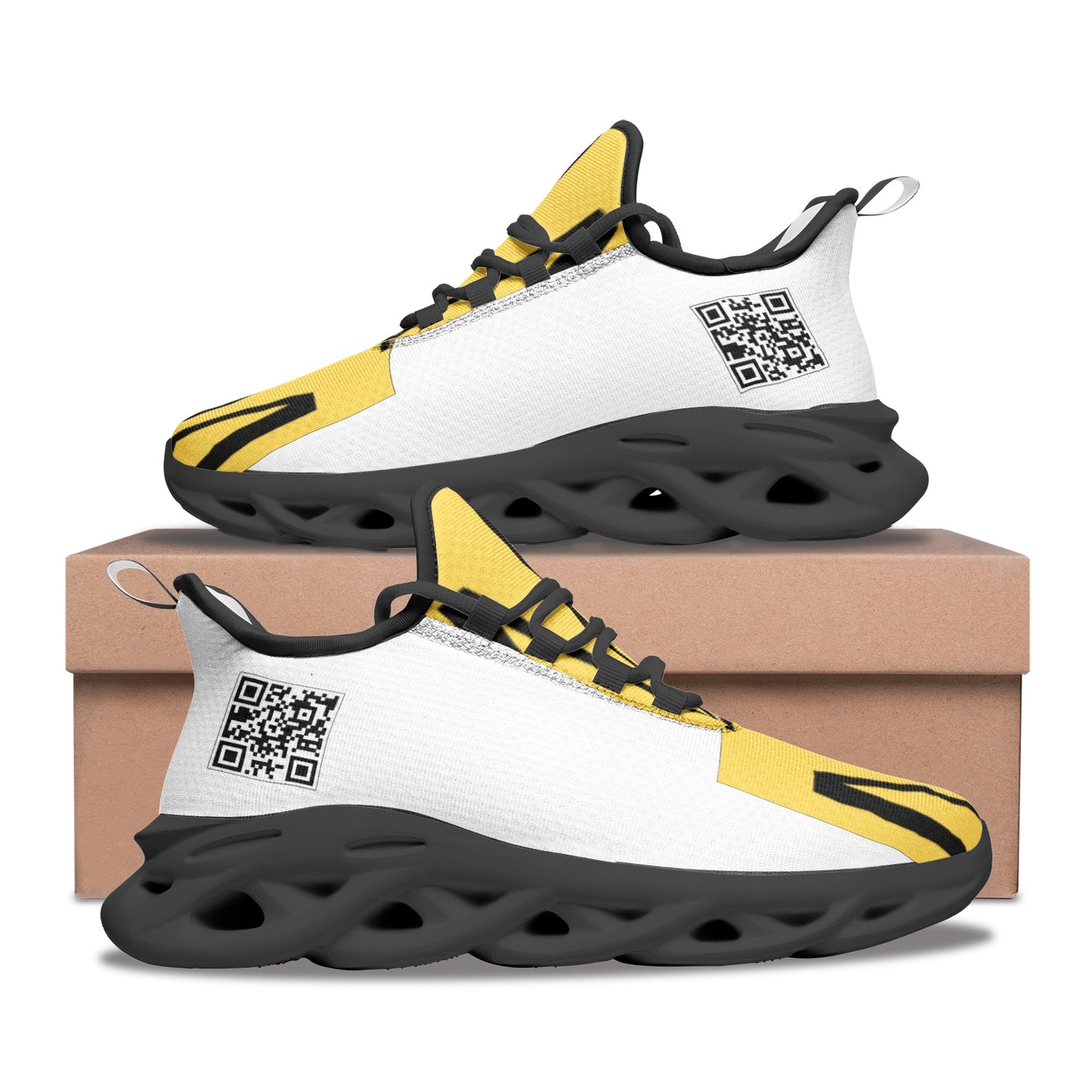 TM "Lightfoot" Black & Yellow Bounce Edition Sneakers