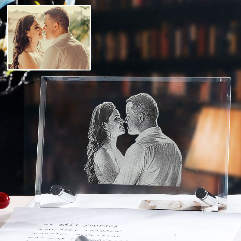 SOC B2B Champs 3D Engraving Crystal Photo Frame