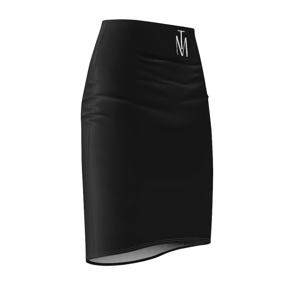 Women's Pencil Skirt TM Blk/Wht