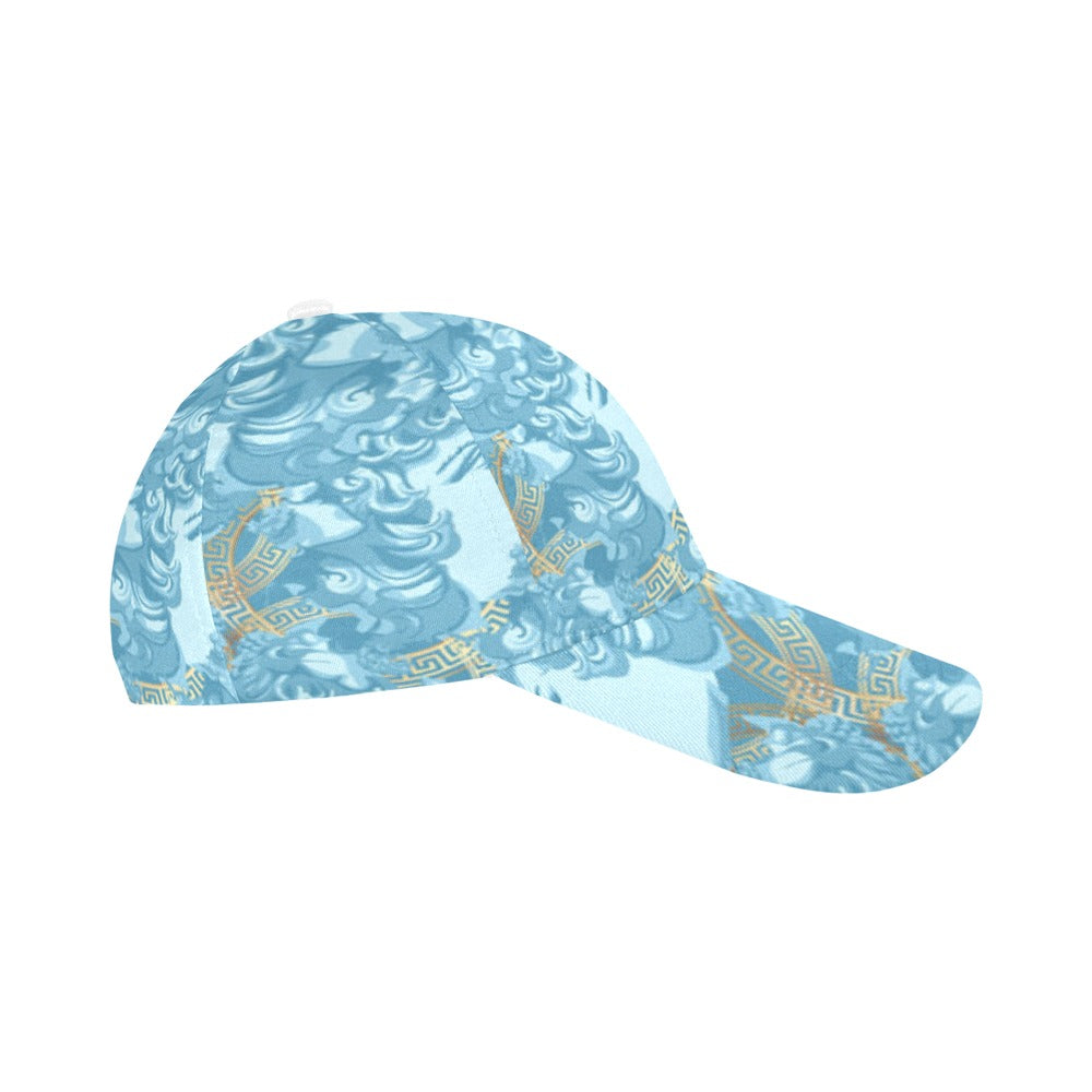 Premium Luxury Greek Blue Cap