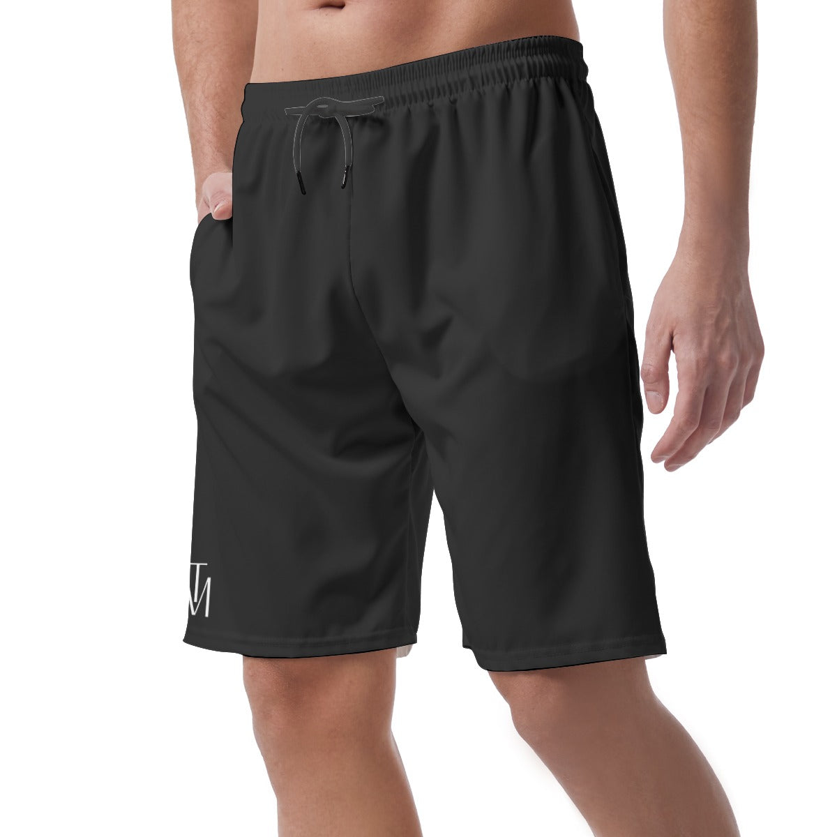 TM Men's Black Casual Short Pants