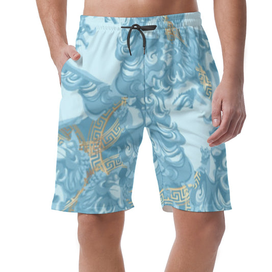 TM Greca Sky Blue Men's Casual Short Pants