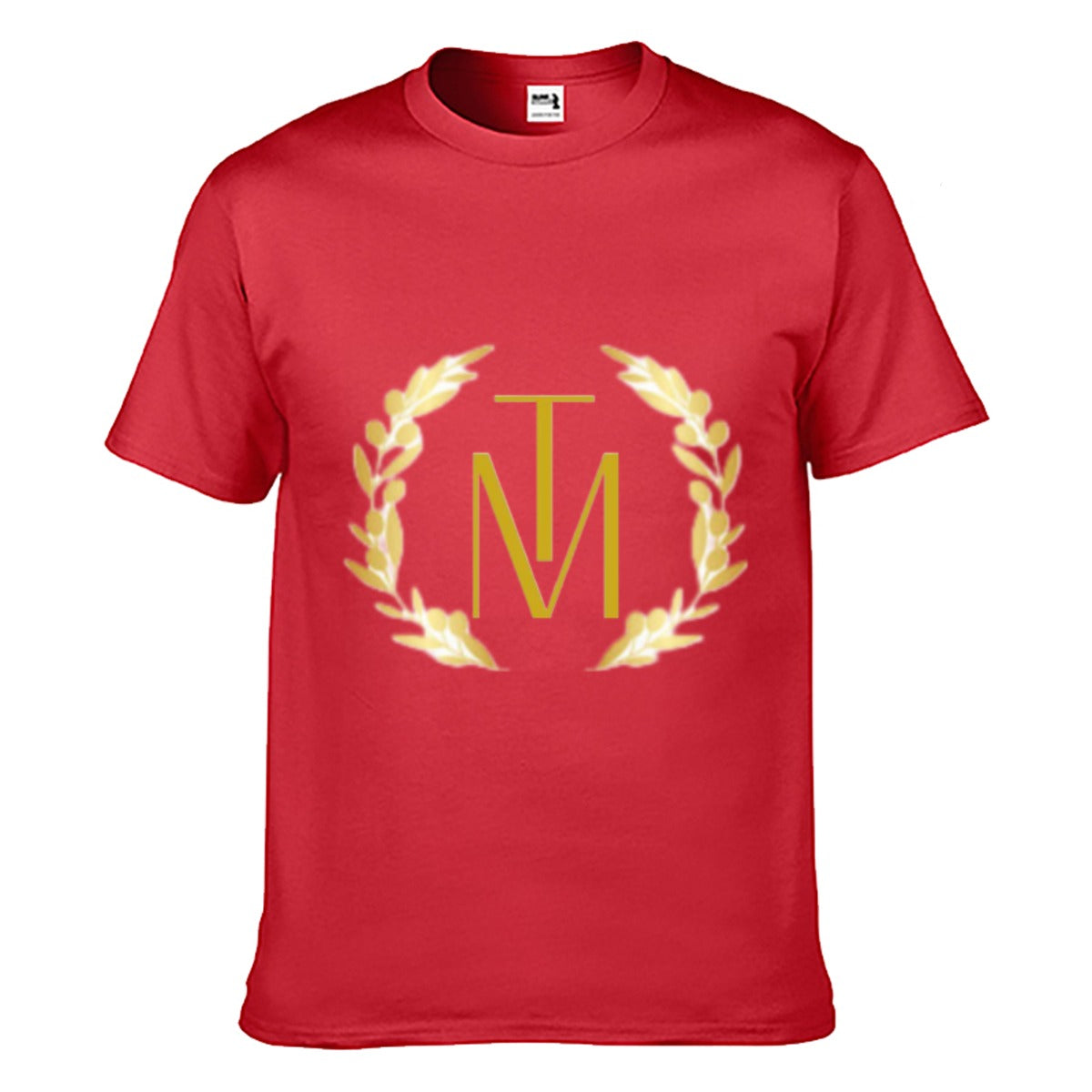 TM Luxury Crew Neck T-shirt GOLD Reef Logo (front & back)