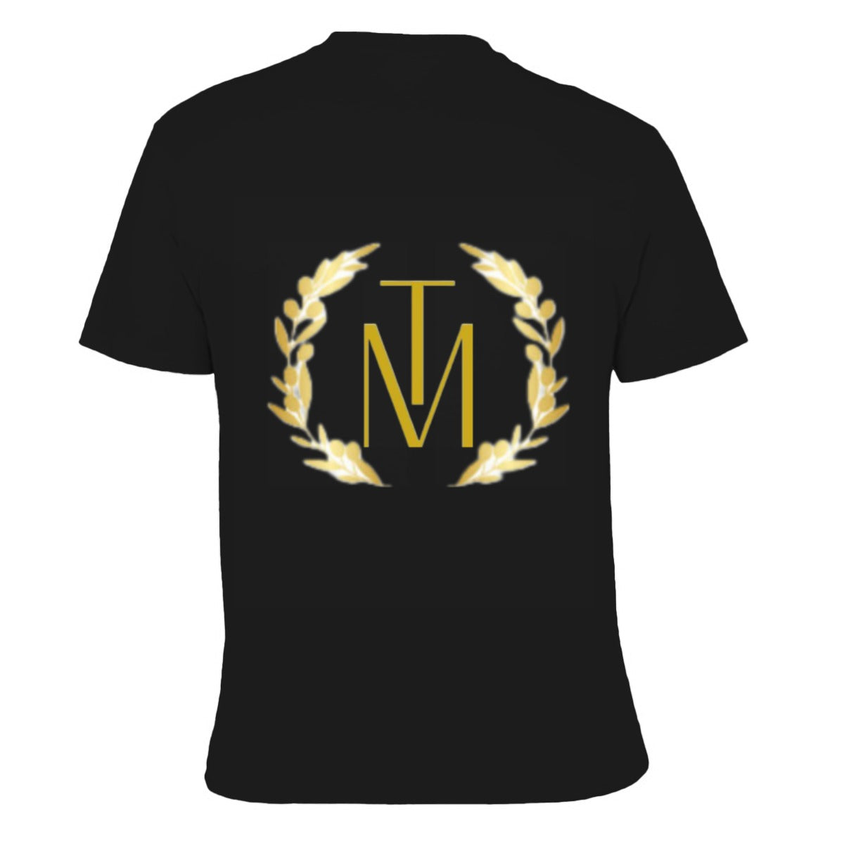 TM Luxury Crew Neck T-shirt GOLD Reef Logo (front & back)