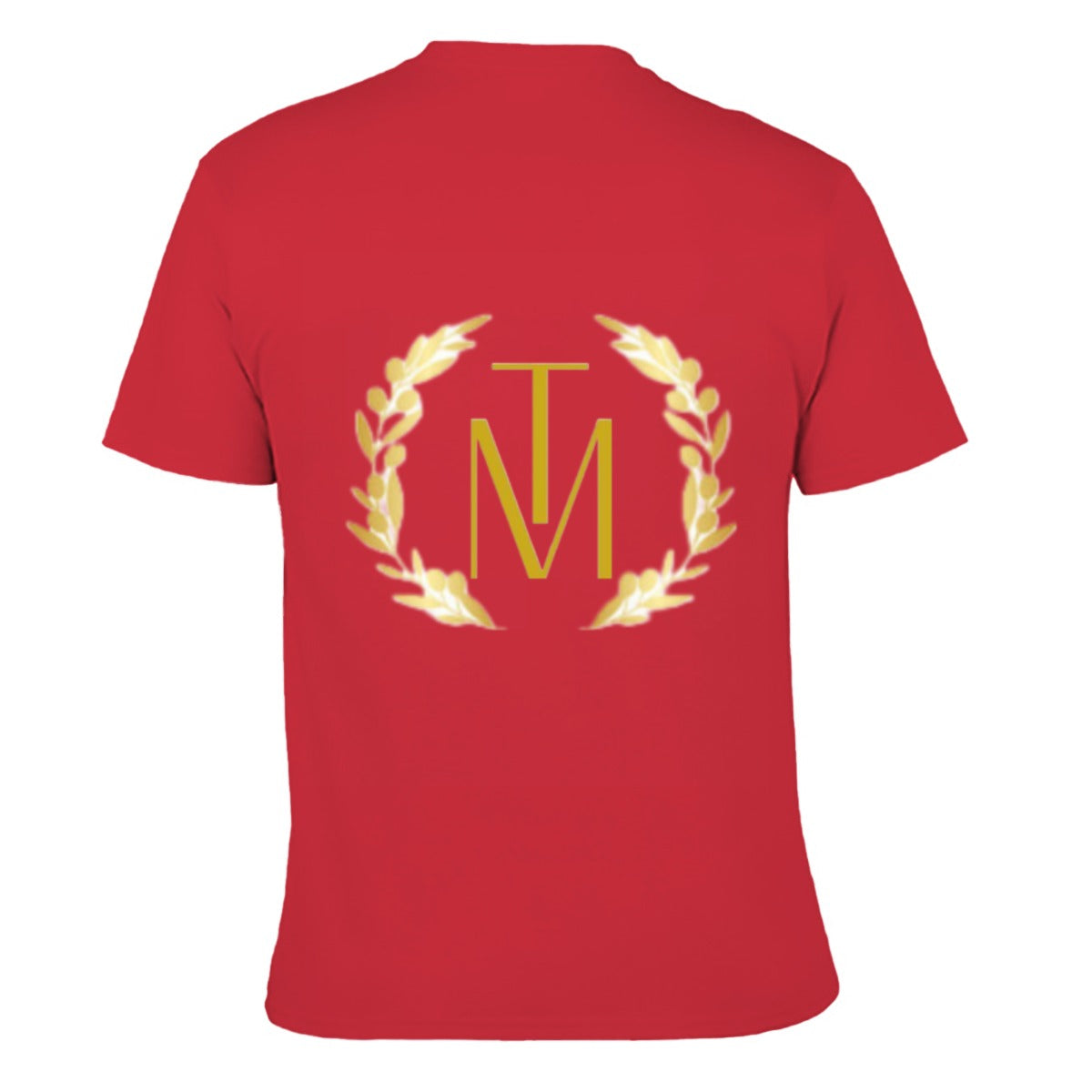 TM Luxury Crew Neck T-shirt GOLD Reef Logo (front & back)