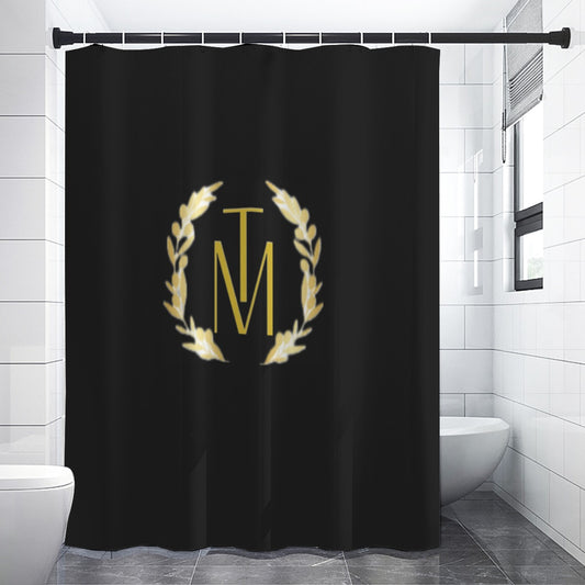 TM Black Reef Shower Curtain