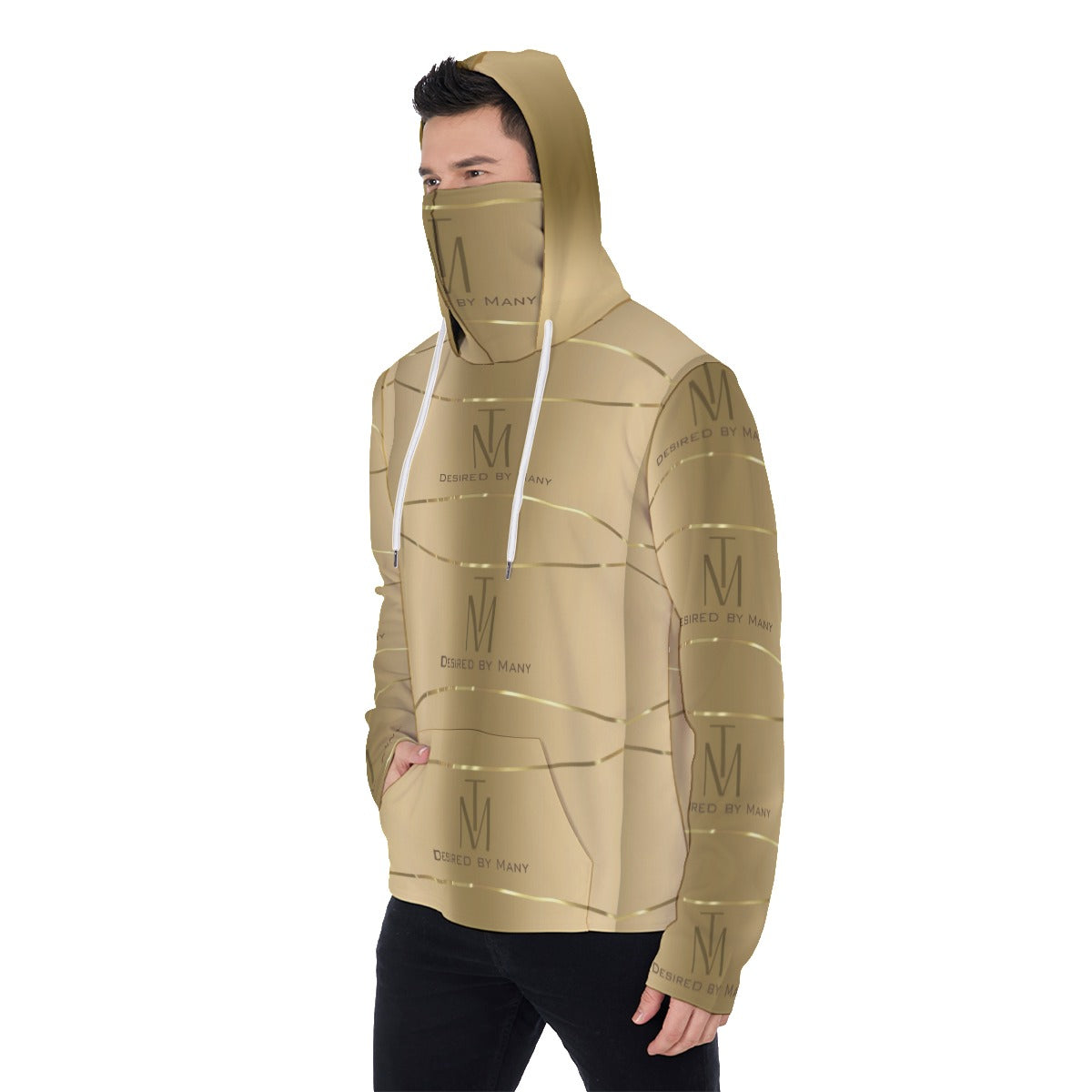 TM Desired by Many Heavy Fleece Hoodie With Mask