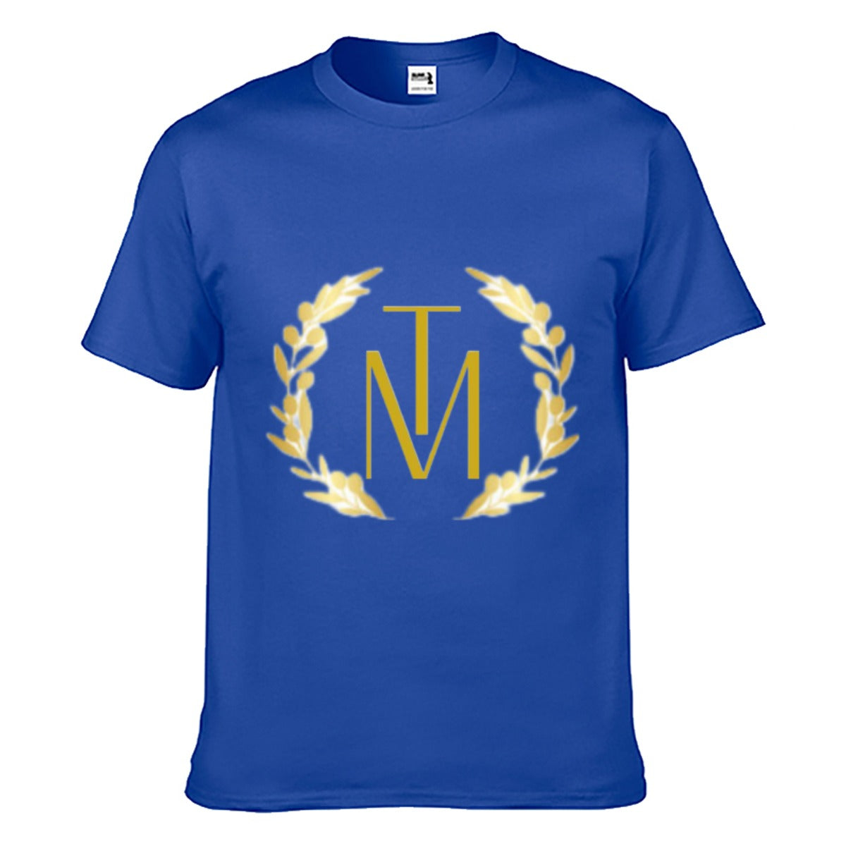 TM Luxury Crew Neck T-shirt GOLD Reef Logo (front & back)