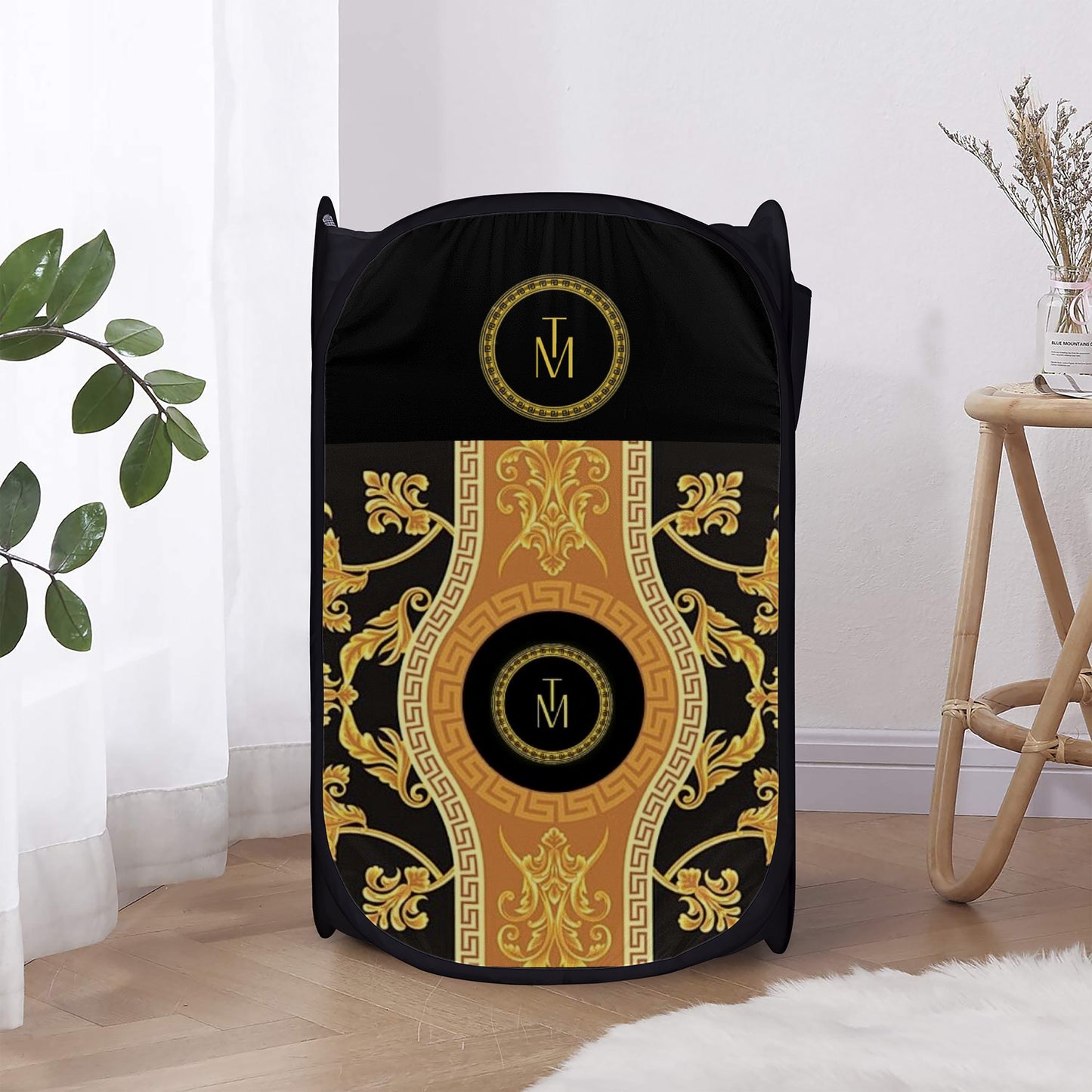 Laundry Hampers Black Greca VII