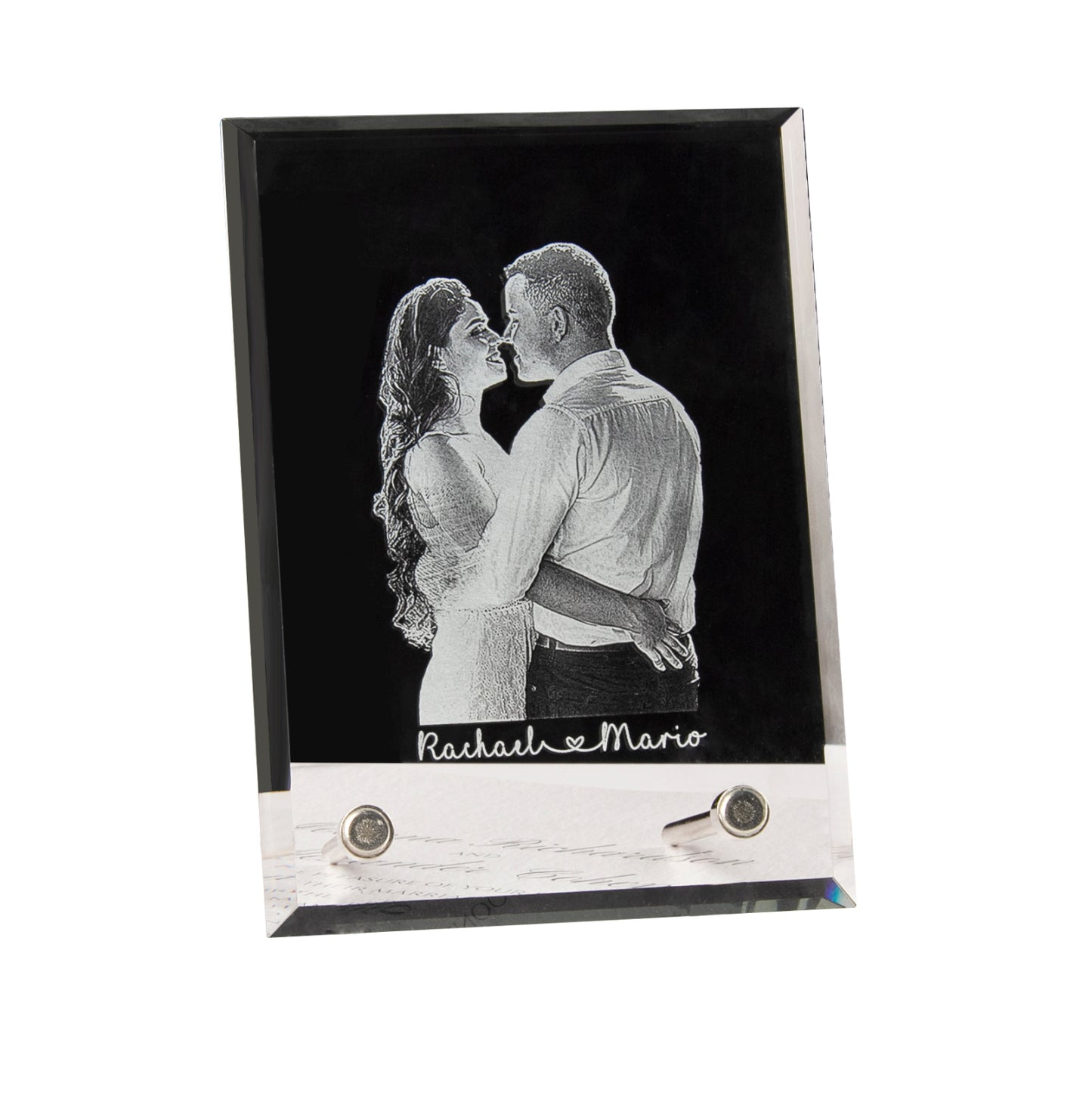 SOC B2B Champs 3D Engraving Crystal Photo Frame