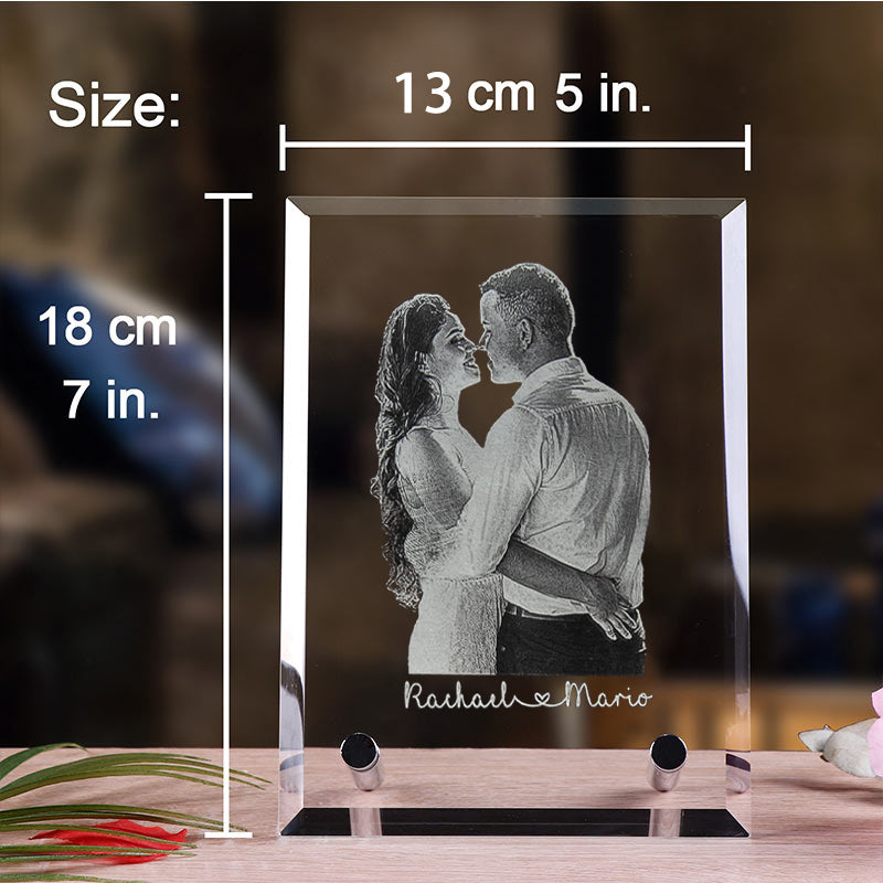 SOC B2B Champs 3D Engraving Crystal Photo Frame