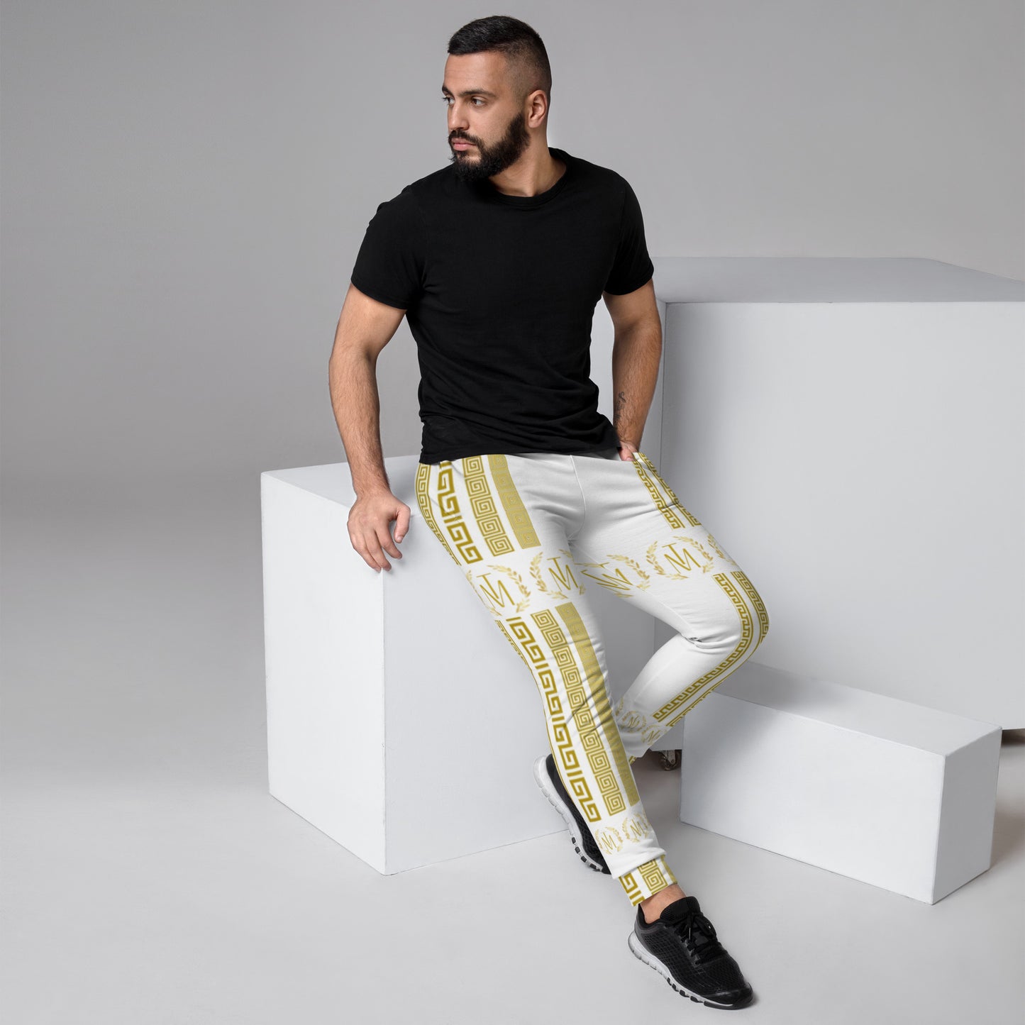 TM Men's Joggers Gold Stencil