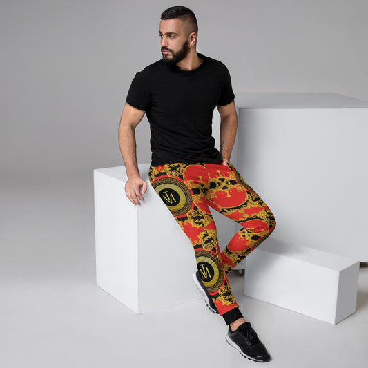 TM Greca Red Luxury Men's Joggers