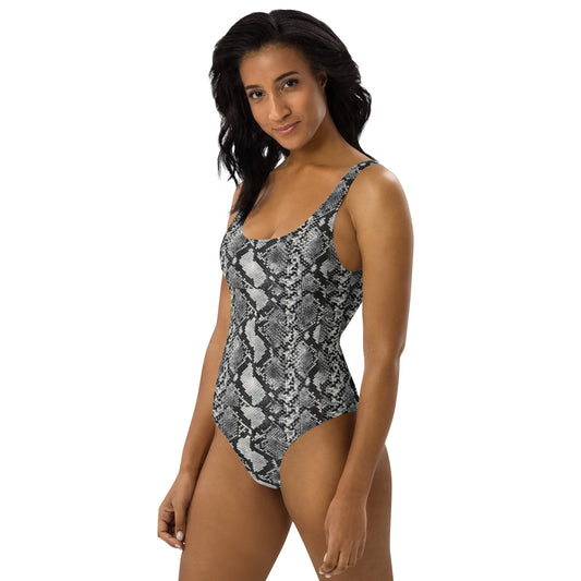 TM Snakeskin One-Piece Swimsuit