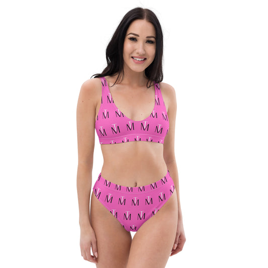 TM Pink High-waisted bikini