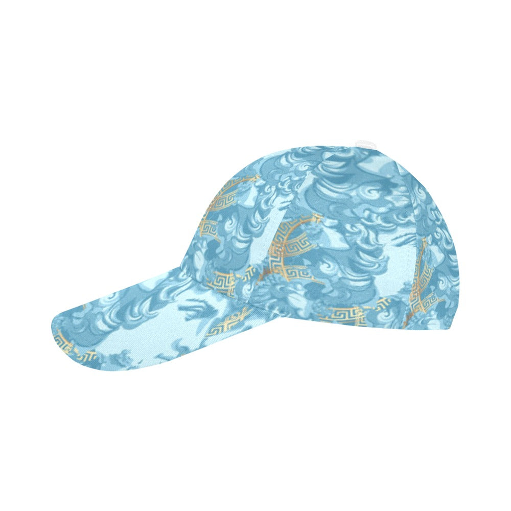 Premium Luxury Greek Blue Cap