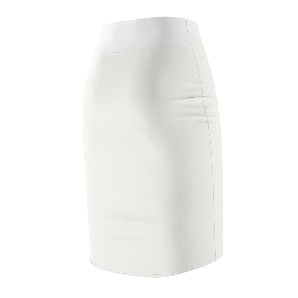 TM Women's Pencil Skirt White