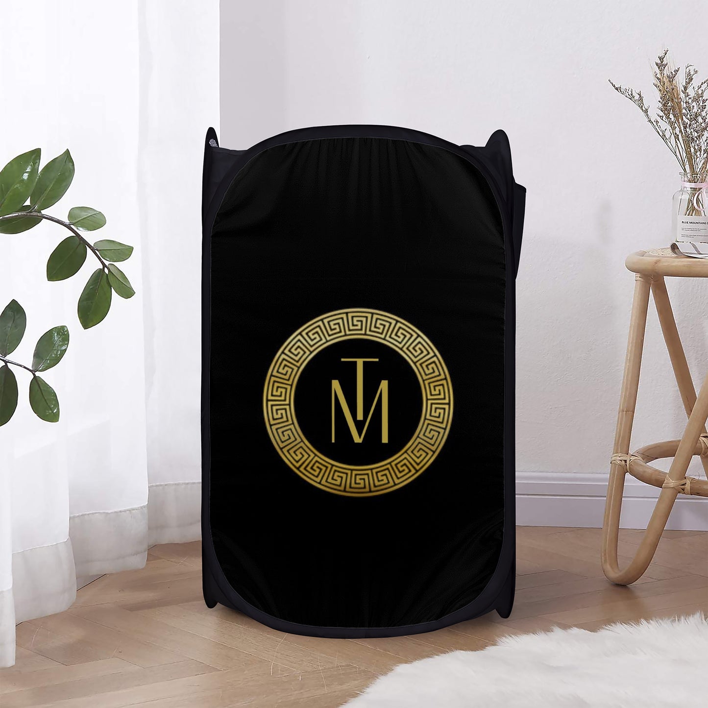 Laundry Hampers Black TM GOLD