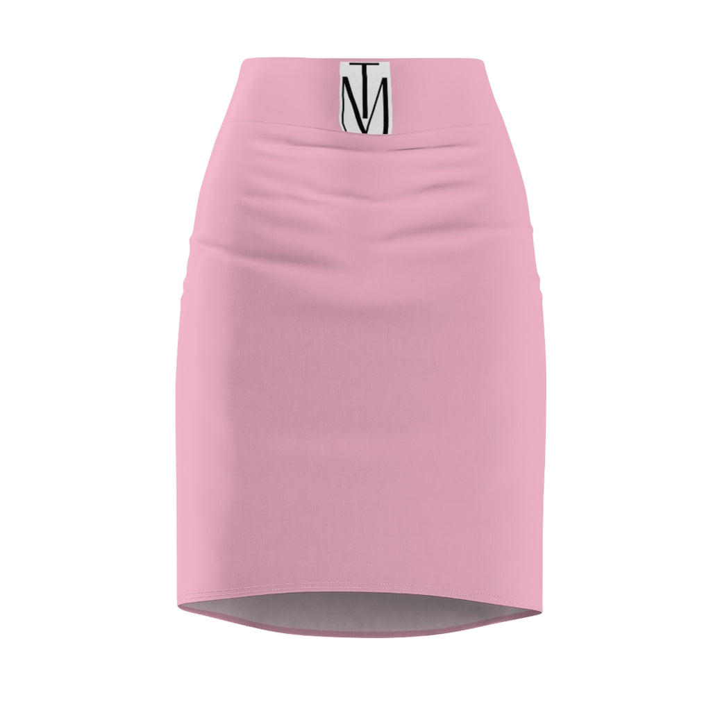 TM Pink Luxury Pencil Skirt