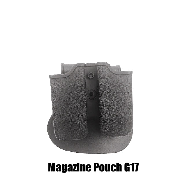 Magazine Double Holder Universal 9mm .40 Mag Holster for Glock 17 Beretta M9 M92 Double Paddle Mag Pouch Holster